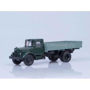Масштабная коллекционная модель 1:43 ЯАЗ-200 бортовой, зеленый Масштабная коллекционная модель 1:43 ЯАЗ-200 бортовой, зеленый