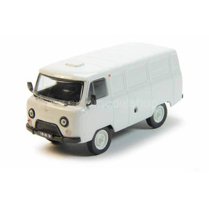 Масштабная коллекционная модель 1:43 УАЗ-3741, выпуск 197, серый Масштабная коллекционная модель 1:43 УАЗ-3741, выпуск 197, серый