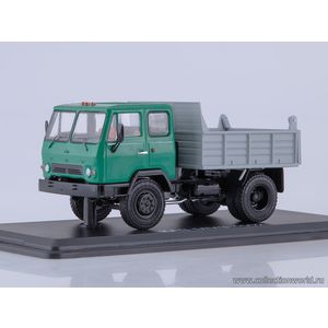 Коллекционная модель в масштабе 1:43 КАЗ-ММЗ-4502 самосвал, зеленый/серый Коллекционная модель в масштабе 1:43 КАЗ-ММЗ-4502 самосвал, зеленый/серый