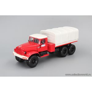 Коллекционная модель в масштабе 1:43 КрАЗ-255В балластный тягач Красный. Коллекционная модель в масштабе 1:43 КрАЗ-255В балластный тягач Красный.
