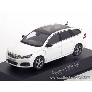 Коллекционная модель в масштабе 1:43 Peugeot 308 SW GT Line 2017 Коллекционная модель в масштабе 1:43 Peugeot 308 SW GT Line 2017