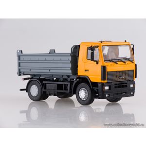 модели в масштабе 1:43 МАЗ-5550 самосвал, желтый Коллекционная модель в масштабе 1:43 МАЗ-5550 самосвал, желтый