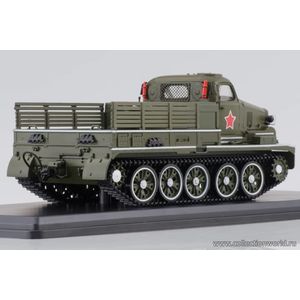 модели в масштабе 1:43 Тяжелый артиллерийский тягач АТ-Т, парадный Коллекционная модель в масштабе 1:43 Тяжелый артиллерийский тягач АТ-Т, парадный.ПОД ЗАКАЗ