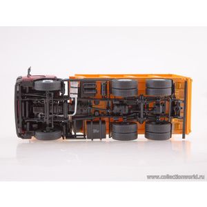 модели в масштабе 1:43 МАЗ-6501 самосвал. Красно-желтый Коллекционная модель в масштабе 1:43 МАЗ-6501 самосвал. Красно-желтый