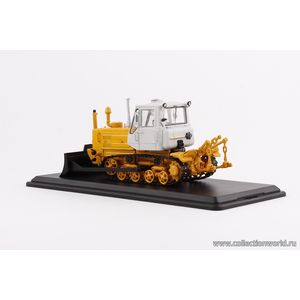 модели 1:43 Трактор Т-150 гусеничный с отвалом Масштабная коллекционная модель 1:43 Трактор Т-150 гусеничный с отвалом, желтый/белый.ПОД ЗАКАЗ.
