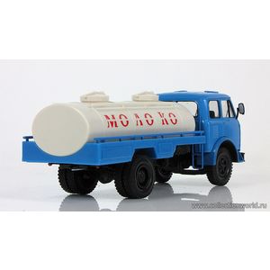 модели в масштабе 1:43 МАЗ АСРТ-6,2 Молоко, голубой / белый Коллекционная модель в масштабе 1:43 МАЗ АСРТ-6,2 Молоко, голубой / белый