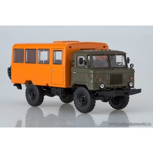 модели в масштабе 1:43 Вахтовый автобус (66), хаки/оранжевый Коллекционная модель в масштабе 1:43 Вахтовый автобус (66), хаки/оранжевый.ПОД ЗАКАЗ 3-7 ДНЕЙ
