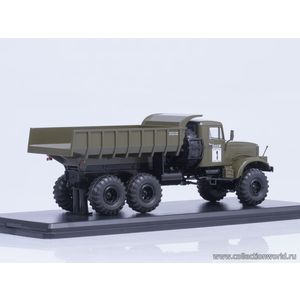 модели 1:43 КрАЗ-255Б самосвал 6х6, хаки Масштабная коллекционная модель 1:43 КрАЗ-255Б самосвал 6х6, хаки