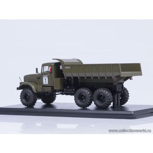 модели 1:43 КрАЗ-255Б самосвал 6х6, хаки Масштабная коллекционная модель 1:43 КрАЗ-255Б самосвал 6х6, хаки