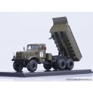 модели 1:43 КрАЗ-255Б самосвал 6х6, хаки Масштабная коллекционная модель 1:43 КрАЗ-255Б самосвал 6х6, хаки
