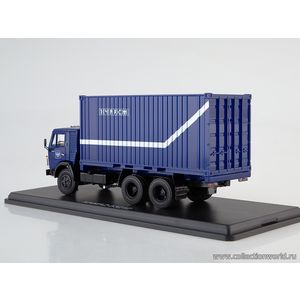 модели в масштабе 1:43 КАМАЗ-53212 с 20-футовым контейнером, Почта России Коллекционная модель в масштабе 1:43 КАМАЗ-53212 с 20-футовым контейнером, Почта России