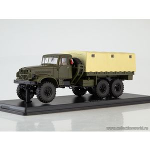 Коллекционная модель в масштабе 1:43 КРАЗ-214 бортовой с тентом описание Коллекционная модель в масштабе 1:43 КРАЗ-214 бортовой с тентом