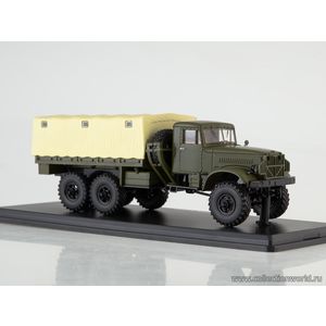 модели в масштабе 1:43 КРАЗ-214 бортовой с тентом Коллекционная модель в масштабе 1:43 КРАЗ-214 бортовой с тентом