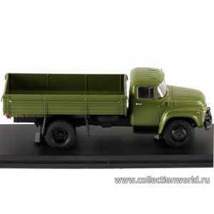 модели 1:43 ЗИЛ-130 бортовой (ранняя облицовка радиатора) Масштабная коллекционная модель 1:43 ЗИЛ-130 бортовой (ранняя облицовка радиатора), хаки