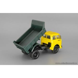 модели в масштабе 1:43 МАЗ-503Б (1963) самосвал, желтый Коллекционная модель в масштабе 1:43 МАЗ-503Б (1963) самосвал, желтый / зеленый