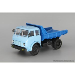 Коллекционная модель в масштабе 1:43 МАЗ-503 (1963) самосвал, голубой / синий Коллекционная модель в масштабе 1:43 МАЗ-503 (1963) самосвал, голубой / синий