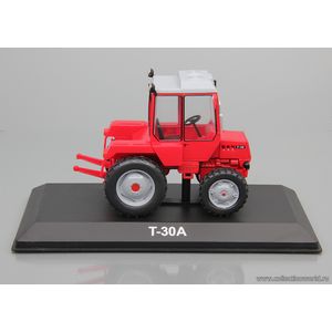 модели в масштабе 1:43 Модель трактора Т-30А Коллекционная модель в масштабе 1:43 Модель трактора Т-30А, Тракторы 82, красный
