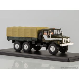 модели 1:43 Миасский грузовик-43223 бортовой с тентом Масштабная коллекционная модель 1:43 Миасский грузовик-43223 бортовой с тентом