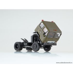 модели в масштабе 1:43 КАЗ-608В с полуприцепом ОДАЗ-885 Коллекционная модель в масштабе 1:43 КАЗ-608В с полуприцепом ОДАЗ-885, хаки