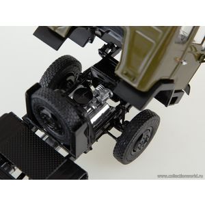 модели в масштабе 1:43 КАЗ-608В с полуприцепом ОДАЗ-885 Коллекционная модель в масштабе 1:43 КАЗ-608В с полуприцепом ОДАЗ-885, хаки