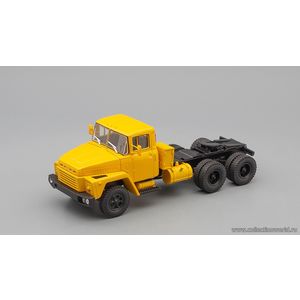 Масштабная коллекционная модель 1:43 КрАЗ-252 (1979-90) седельный тягач, желтый Масштабная коллекционная модель 1:43 КрАЗ-252 (1979-90) седельный тягач, желтый