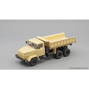Масштабная коллекционная модель 1:43 КрАЗ 6510 (1985-94) самосвал, бежевый Масштабная коллекционная модель 1:43 КрАЗ 6510 (1985-94) самосвал, бежевый