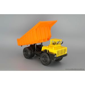 модели в масштабе 1:43 БелАЗ-7525 самосвал-углевоз, желтый / оранжевый БелАЗ-7525 самосвал-углевоз, желтый / оранжевый