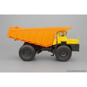 модели в масштабе 1:43 БелАЗ-7525 самосвал-углевоз, желтый / оранжевый БелАЗ-7525 самосвал-углевоз, желтый / оранжевый