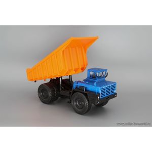 модели в масштабе 1:43 БелАЗ-7525 самосвал-углевоз, синий / оранжевый БелАЗ-7525 самосвал-углевоз, синий / оранжевый