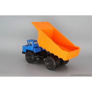 модели в масштабе 1:43 БелАЗ-7525 самосвал-углевоз, синий / оранжевый БелАЗ-7525 самосвал-углевоз, синий / оранжевый