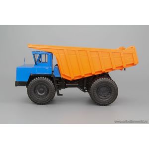 модели в масштабе 1:43 БелАЗ-7525 самосвал-углевоз, синий / оранжевый БелАЗ-7525 самосвал-углевоз, синий / оранжевый