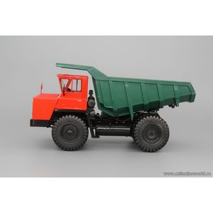 модели в масштабе 1:43 БелАЗ-7522 карьерный самосвал, красный / зеленый БелАЗ-7522 карьерный самосвал, красный / зеленый