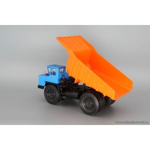 модели в масштабе 1:43 БелАЗ-7523 карьерный самосвал, синий / оранжевый БелАЗ-7523 карьерный самосвал, синий / оранжевый