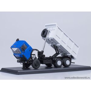 МАЗ-5516 самосвал (откидывающаяся кабина), синий/серый МАЗ-5516 самосвал (откидывающаяся кабина), синий/серый
