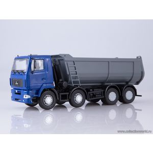 МАЗ-6516 самосвал, U-образный кузов (синий/серый) описание МАЗ-6516 самосвал, U-образный кузов (синий/серый)