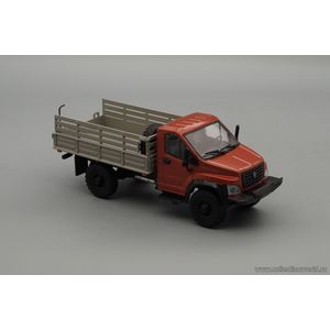 ГАЗон C41A23 бортовой, красно-коричневый / серый описание ГАЗон C41A23 бортовой, красно-коричневый / серый