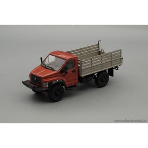 ГАЗон C41A23 бортовой, красно-коричневый / серый ГАЗон C41A23 бортовой, красно-коричневый / серый