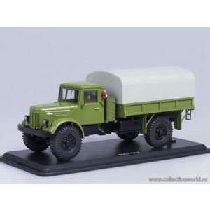 МАЗ-502 4х4 бортовой с тентом, покрышки Я-90 (зелёный) описание МАЗ-502 4х4 бортовой с тентом, покрышки Я-90 (зелёный)